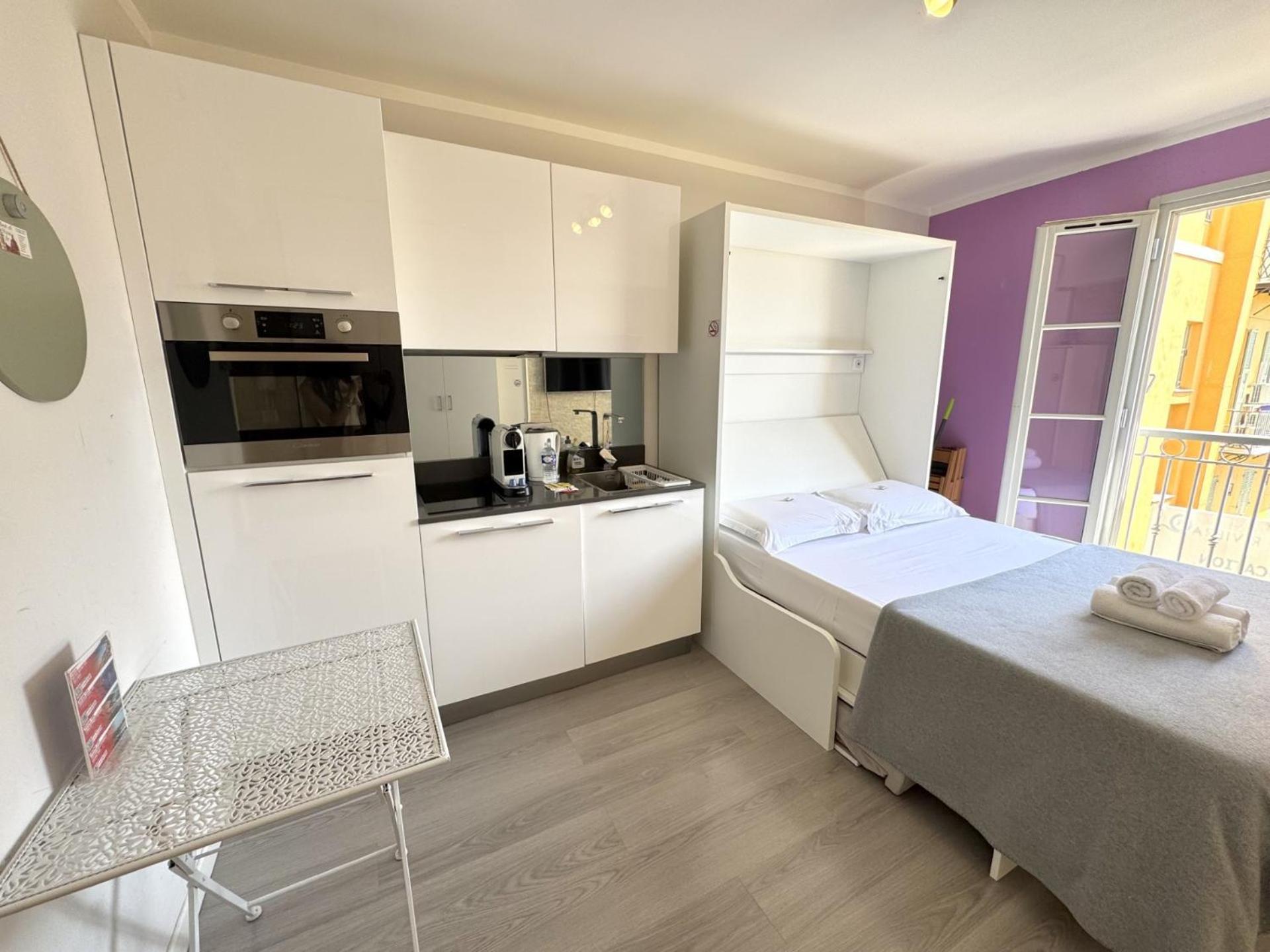 Aparthotel Riviera Nice Cote D'Azur - Old Town - Studio Ac - Sea View - 50M Promenade Des Anglais- La Maison Linda 외부 사진
