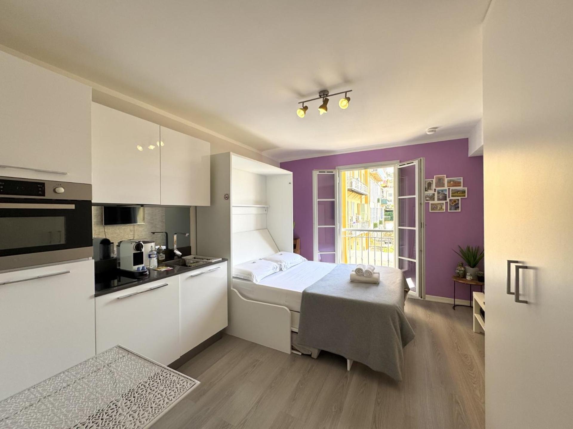 Aparthotel Riviera Nice Cote D'Azur - Old Town - Studio Ac - Sea View - 50M Promenade Des Anglais- La Maison Linda 외부 사진